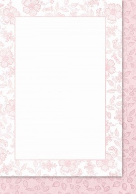 Двусторонняя подложка от Galeria Papieru, 10х14,5см, цвет розовый - KP-01