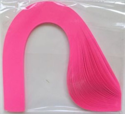 Набір смужок паперу для квілінгу, 1 колір (червоний неон), 3х295мм, 80 г/м², 200 шт.