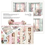 Набiр паперу для скрапбукiнгу Lemoncraft - Dear Diary - ROSES, 20.3x20.3 см, елементи для вирізання