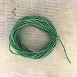 Вощений шнур, зелений, 1,5 мм, 5 метрів