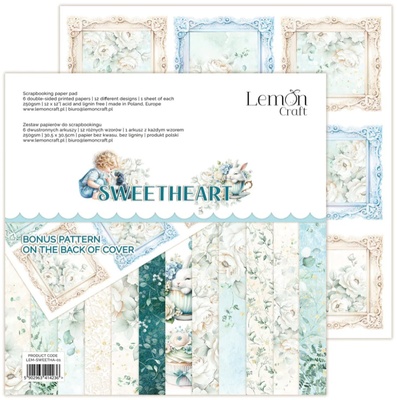 Набір паперу для скрапбукінгу Lemoncraft - Sweetheart, 30х30 см