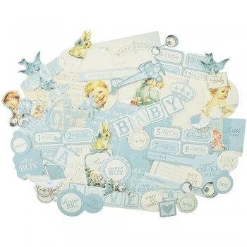 Высечки от Kaisercraft - PEEK-A-BOO BOY, 45 шт.