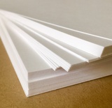 Аркуш картону Ice White, колір білий, щільність 250, A5, 1 шт.