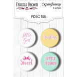 Набор скрапфишек Фабрика Декора из 4 шт № 156