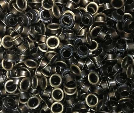 Люверсы, блочка, латунь, 4,5 мм, 1 шт.