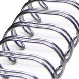 Спираль для биндера Zutter - Bind-It-All - цвет античное серебро, 19 мм, 6 штук