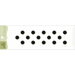 Акриловый штамп Lesia Zgharda F069 Фон Крупный горошек, размер 10,4х2,9 см.