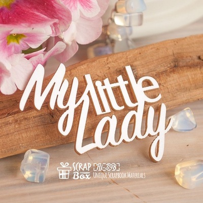 Чипборд ScrapBox - My little lady Hi-398