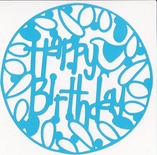 Маска - Фабрика Декору - Happy Birthday, 15см Х15см