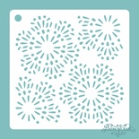 Трафарет 06 для творчості з прозорого пластику від Вензелик, 155x155 мм