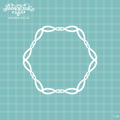 Чипборд від Вензелик - Рамка 82, розмір: 86x93 мм