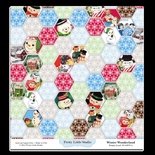 Аркуш паперу для скрапбукінгу від Pretty Little Studio - Frosty Pattern Paper