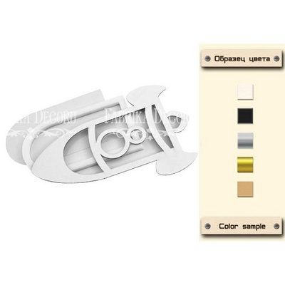 Заготовка для шейкера Ракета 9,5x15см, колір молочний, ТМ Фабрика Декору