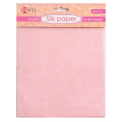 Шовковий папір, персикова, 50*70 см, ТМ Santi