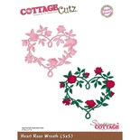 Ніж для вирубки CottageCutz Heart Rose Wreath, 12.5 x12.5см