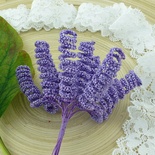 Спиралевидные тычинки, цвет - лиловый, 12 шт