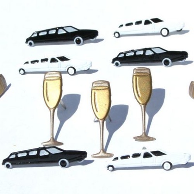 Набір брадсів Eyelet Outlet - Celebration Brads, 12 штук