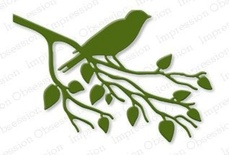Нож для вырубки от Impression Obsession - Lg. Bird on Branch
