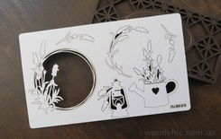 Чипборд від WOODchic - "Набір Лаванда 003"