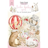 Набір висічок Boho Baby Girl, 58 шт., ТМ Фабрика Декору