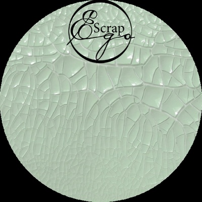 УЦІНКА -50% Декоративная кракелюрная краска от ТМ ScrapEgo - Мятная, 30 мл