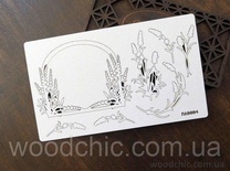 Чипборд набір Лаванда 004 від WOODchic, 12х2см