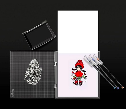 Инструмент с разметкой для штампинга - Stamping Tool, 16x16 см