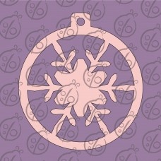 Чипборд. Новорічна куля №1