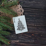Чипборд Ялинка 02 від WOODchic, 7x4 см