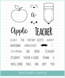 Штампи від Studio Katia - Teacher's Apple, STKS002