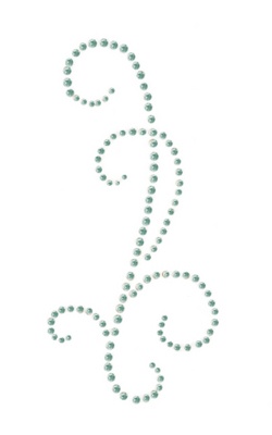 Стразова наліпка від Kaisercraft - Self - Adhesive Rhinestone Flourishes - Elegant Ice