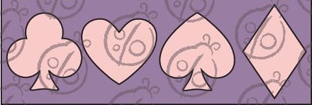 Чипборд «Карткові масті. Маленькі», cb-375