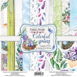 Набір скрап-паперу Colorful spring 30,5x30,5см, ТМ Фабрика Декору