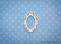 Чипборд от WOODchic - "Рамка зеркальная 3", 4.7х7 см