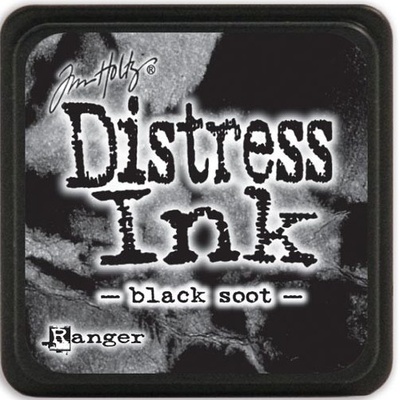 Штемпельна подушка Ranger - Distress Mini Ink Pad - Black Soot