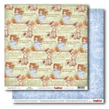 Папір для скрапбукінгу двосторонній від ScrapBerryʼs - хлопчик і дівчинка - Мрії, 30,5x30,5 см, 190 г/м²