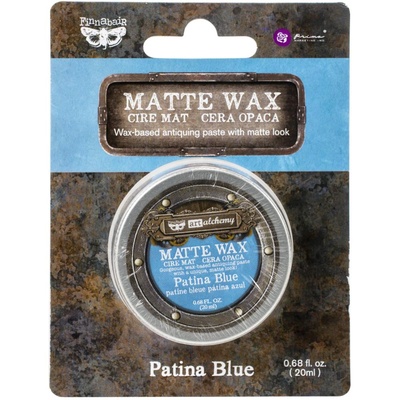 Матовий віск від Prima Marketing - Finnabair Art Alchemy Matte Wax - Patina Blue, 20 мл