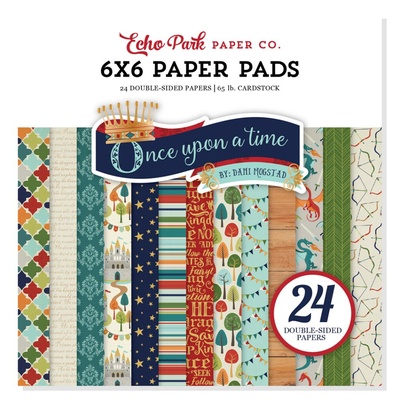 Набор бумаги от Echo Park - Once Upon a Time Prince, 15х15см, 24 листа