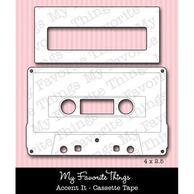 Ніж для вирубки My Favorite Things - Die-namics LLD Accent It - Cassette Tape