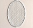 Декор ажурний - гіпюровий овальний фон від Allmacrfat, колір на вибір, 1 шт