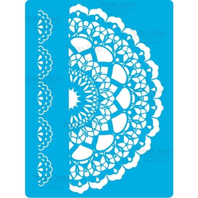 Трафарет - Фабрика Декора - Нежное кружево-3, 15смХ20см