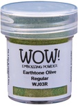 Пудра для эмбоссинга Wow - Earth Tone Olive - Regular, 15 мл