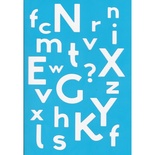 Маска - Фабрика Декору - Букви фон, 20см Х15см