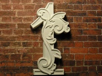 Гіпсова прикраса від E.B.А. - Цифра 1, 6.8x3.8 см