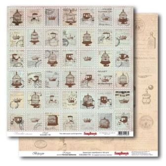 Аркуш паперу для скрапбукінгу від ScrapBerryʼs - Версаль - Капела