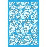 Трафарет - Фабрика Декора - Листья монстеры, 15смх20см