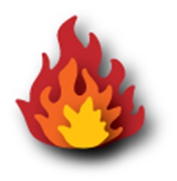 Нож для вырубки от Poppystamps - Warm and Cozy Fire