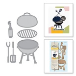 Ножі від Spellbinders - Die D-Lites Weekend Grill Etched Dies 