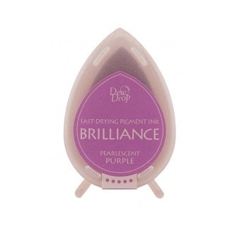 Чорнило для штампінгу Tsukineko - Brilliance Dew Drops Purple