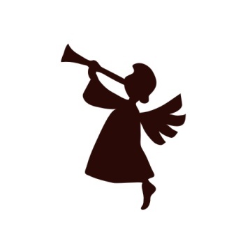 Акриловий штамп Christmas Stamp SR017b Ангел, розмір 2,1* 2,8 см